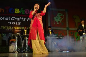 Ananya Nanda Performing in the 10th Toshali National Crafts Mela 2015 Odisha