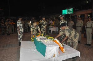 BSF Jawan Kishore Rout died in air crash - hist dead body