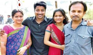 Odia actor Raja with Jessy's family