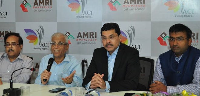 AMRI Hospitals press meet on ACI collaberation to start Cancer Institute