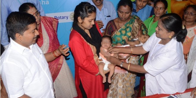 Inactivated Poliovirus Vaccine launched in Odisha