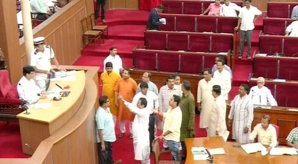 Opposition Stalls House Proceedings On Chit Fund Issue In Odisha