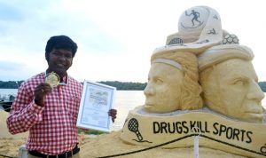 Sudarsan Pattnaik Won Gold At World Champ Of Sand Sculpting