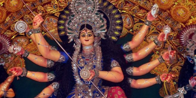 Durga idols immersion