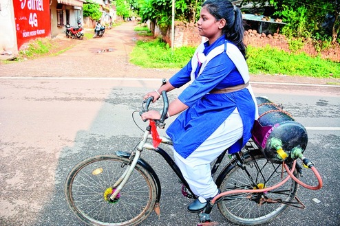 Odisha girl invents air bike