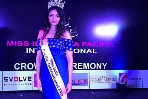 Sonika Roy crowned Miss Asia Pacific International India 2017