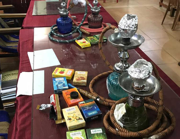 Police raid on Hooka bars in Bhubaneswar