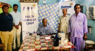 Dalmia Cement organises health camp for masons
