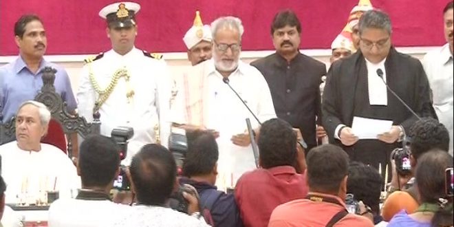 Prof Ganeshi Lal swears in as Odisha Governor