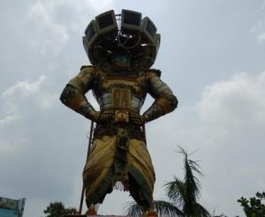 E-waste Ravan sculpture installed on World Environment Day