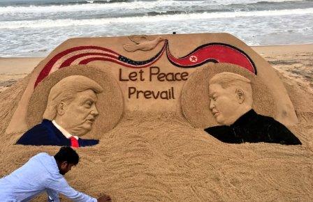 Sudarsan’s peace message ahead of Trump-Kim meet in Singapore
