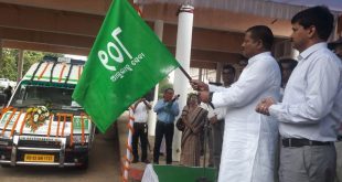 Jena flags off 26 additional 108 ambulances in Odisha