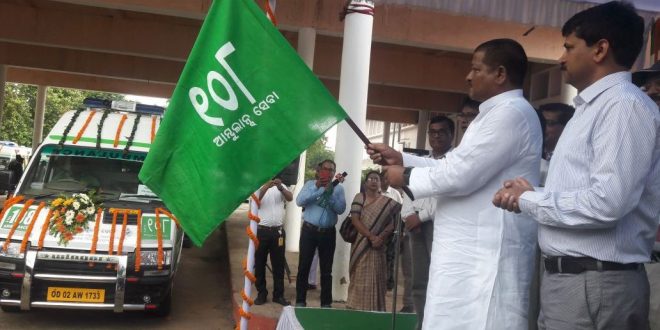 Jena flags off 26 additional 108 ambulances in Odisha