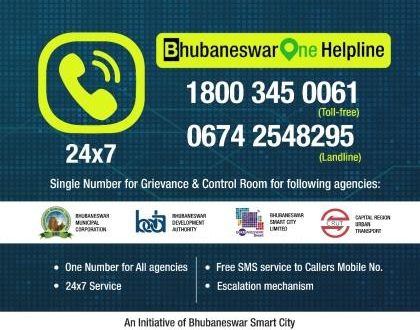 Bhubaneswar One unified helpline number launched for all city services