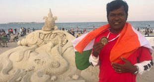 Sudarsan gets People’s Choice award in Boston International Sand Championship
