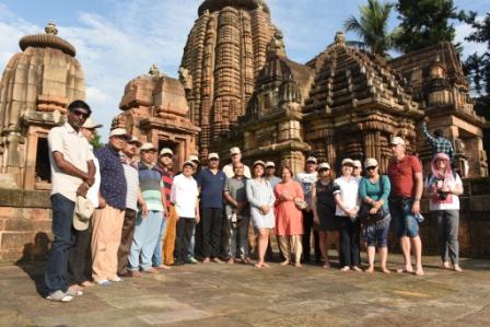 Foreign tour operators on Heritage Walk