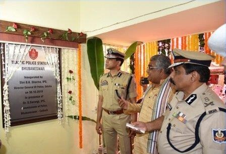 Chandrasekharpur traffic police station inaugurated by DGP