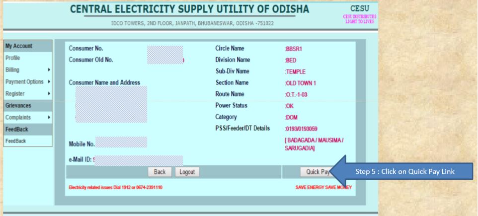 cesu odisha online bill