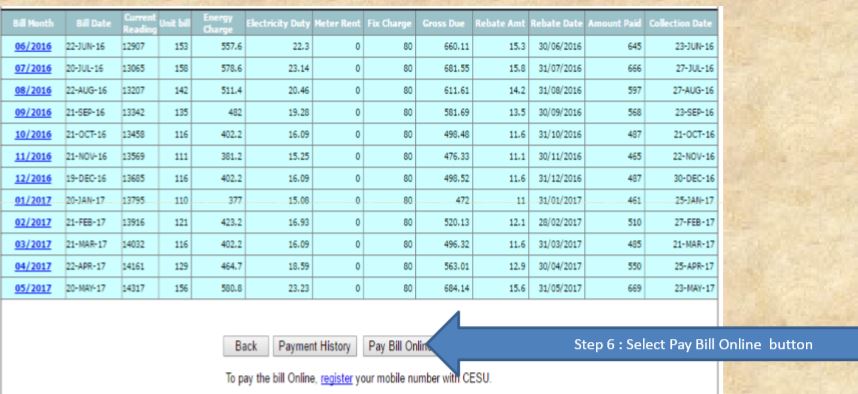 electricity bill payment