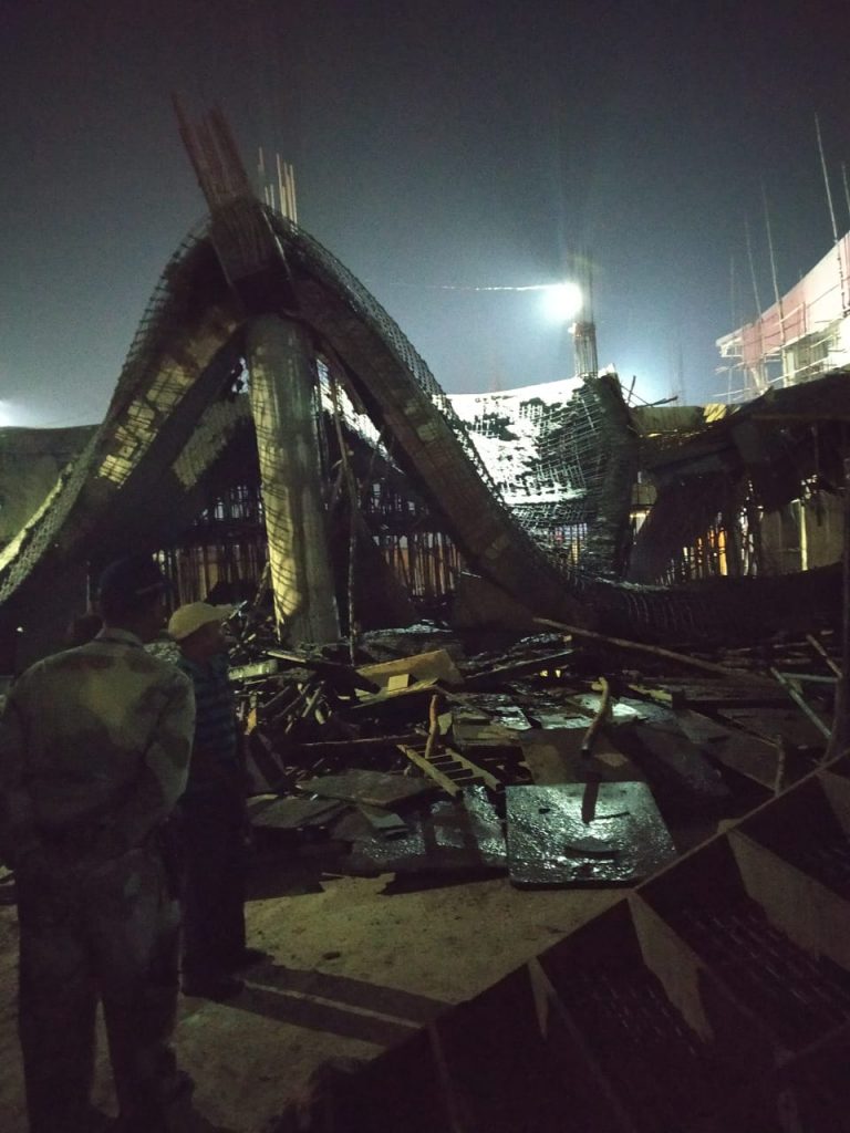 Link building collapses at Bhubaneswar airport