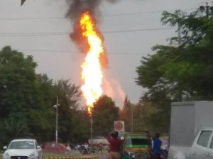 Major fire at Raj Bhawan petrol pump