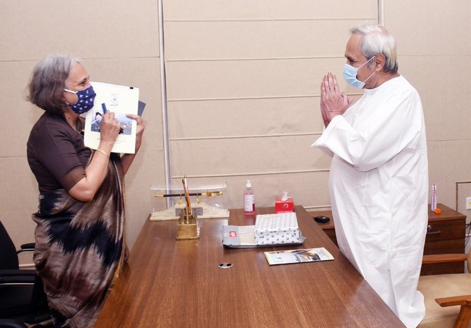 SAIL chairman meets Odisha CM