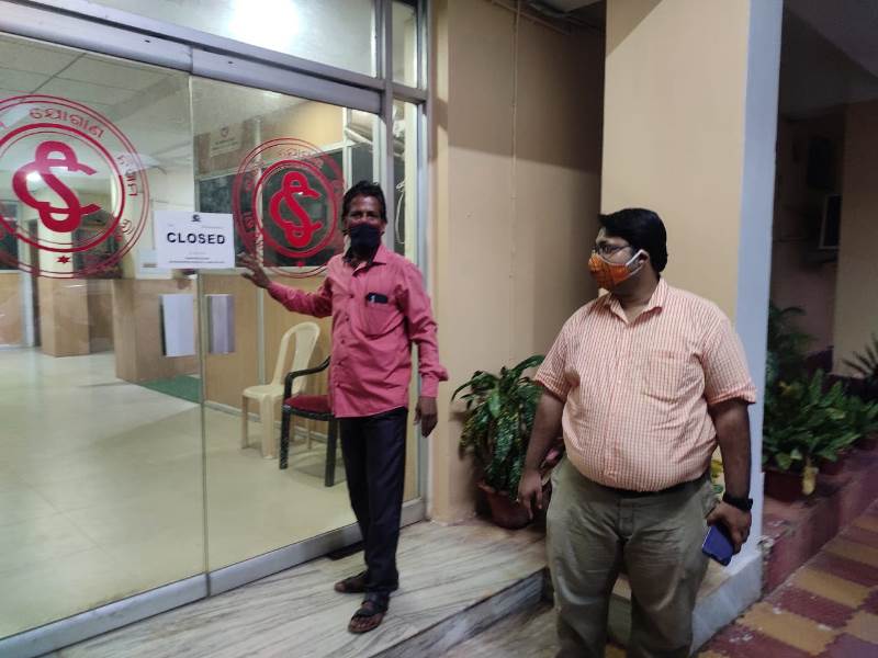 Odisha Civil Supplies Corporation office sealed