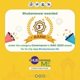 Bhubaneswar wins two awards in India Smart City Awards