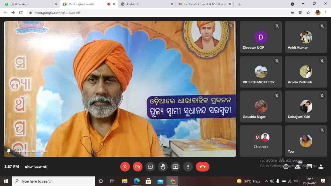 SOA organises webinar on Yoga