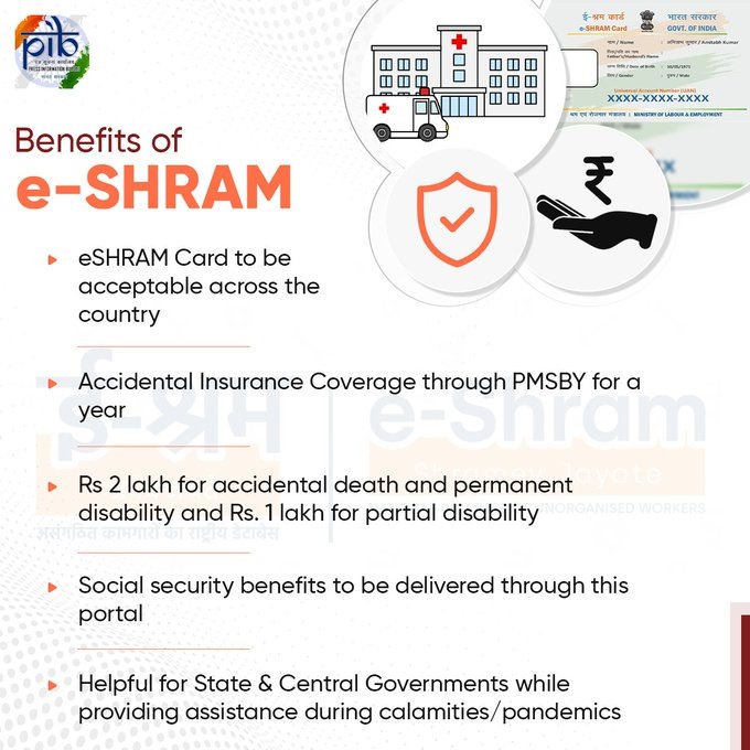 e-Shram portal registration