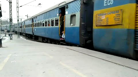 Hirakhand Express with modern LHB coaches