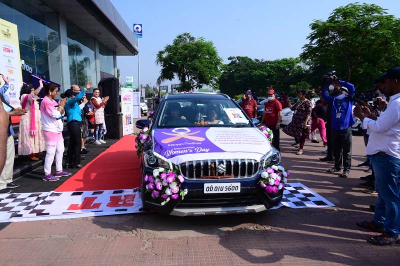Seva Prayas Foundation organized women's car rally 