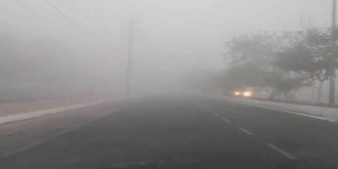 Dense fog in Bhubaneswar