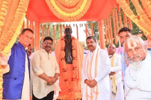 Swami Statue of Laxmanananda Saraswati