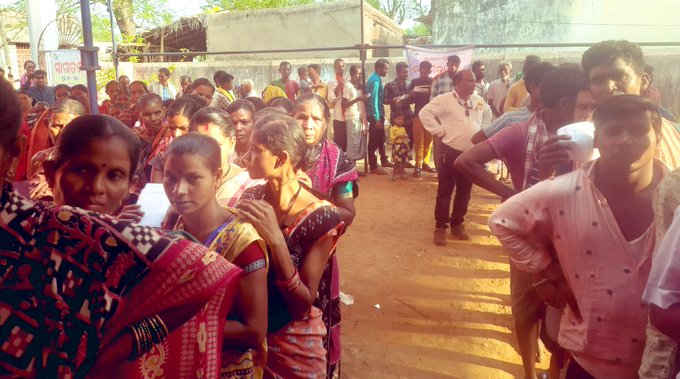 Polling in Odisha