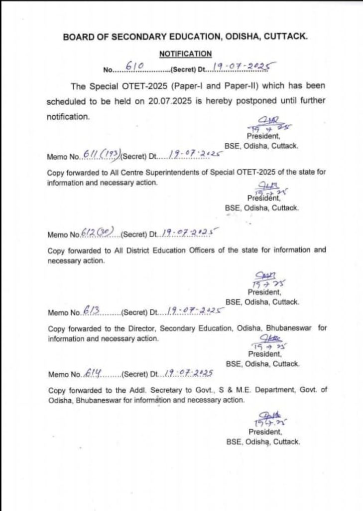 Special OTET 2025